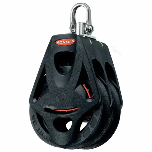 Series 55 Orbit BB Double Block with Becket, Swivel Mount Series 55 Orbit BB Double Block with Becket, Swivel Mount