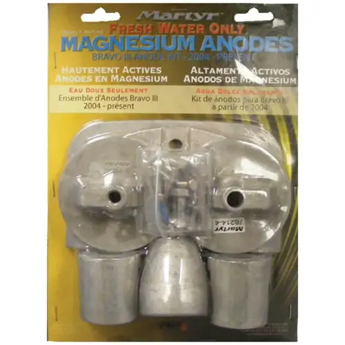 Bravo III, 2004-Present, Magnesium Anodes Bravo III, 2004-Present, Magnesium Anodes