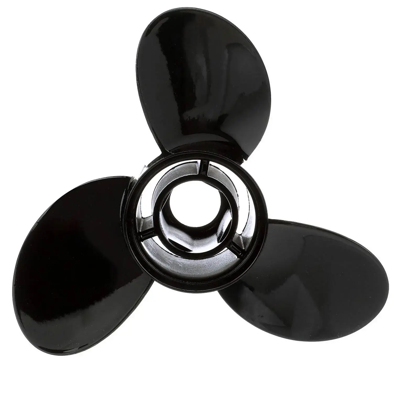 Quicksilver Black Diamond 3-Blade Aluminum Propeller 11.3 dia x 10 pitch Right Hand QA2064X
