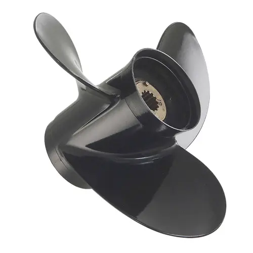 13" x 19" Quicksilver Black Diamond 3-Blade, RH, Aluminum Propeller 13" x 19" Quicksilver Black Diamond 3-Blade, RH, Aluminum Propeller