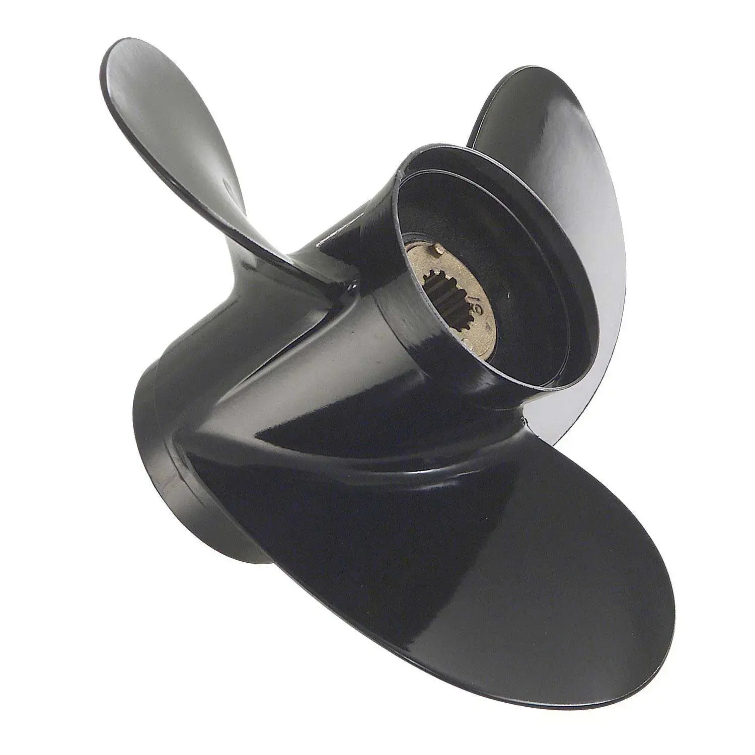 Quicksilver Black Diamond 3-Blade Aluminum Propeller 14 dia x 11 pitch Right Hand QA2030X