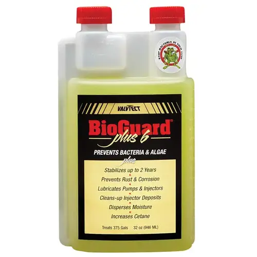 BioGuard Plus 6 Diesel Fuel Microbiocide, Quart, Treats 375 Gallons BioGuard Plus 6 Diesel Fuel Microbiocide, Quart, Treats 375 Gallons