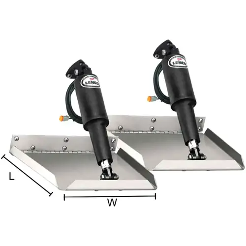 Edge Mount Trim Tab Kit, 12"L x 18"W Edge Mount Trim Tab Kit, 12"L x 18"W