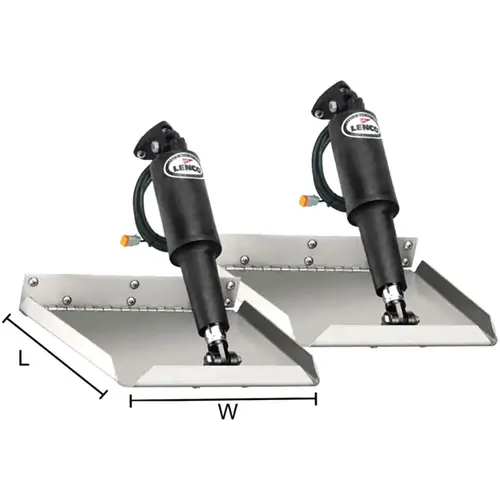 Edge Mount Trim Tab Kit, 12"L x 9"W Edge Mount Trim Tab Kit, 12"L x 9"W
