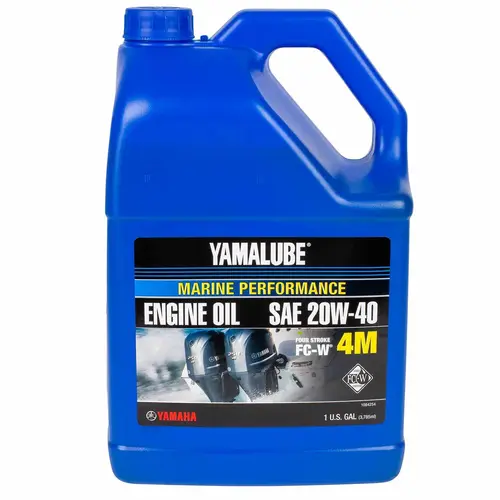 Yamalube 4M 20W-40 4 Stroke Conventional Marine Engine Oil, 1 Gallon Yamalube 4M 20W-40 4 Stroke Conventional Marine Engine Oil, 1 Gallon