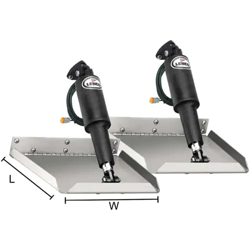 Edge Mount Trim Tab Kit, 9"L x 12"W Edge Mount Trim Tab Kit, 9"L x 12"W