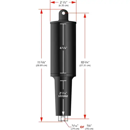 Replacement 101XD Actuator - 24 Volt - 5/16" Hardware Replacement 101XD Actuator - 24 Volt - 5/16" Hardware