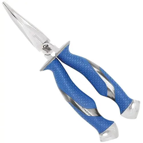 8 1/2" Titanium Bonded Bent Needle Nose Pliers 8 1/2" Titanium Bonded Bent Needle Nose Pliers