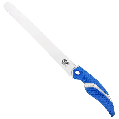 9" Titanium Bonded Serrated Chunk Knife 9" Titanium Bonded Serrated Chunk Knife