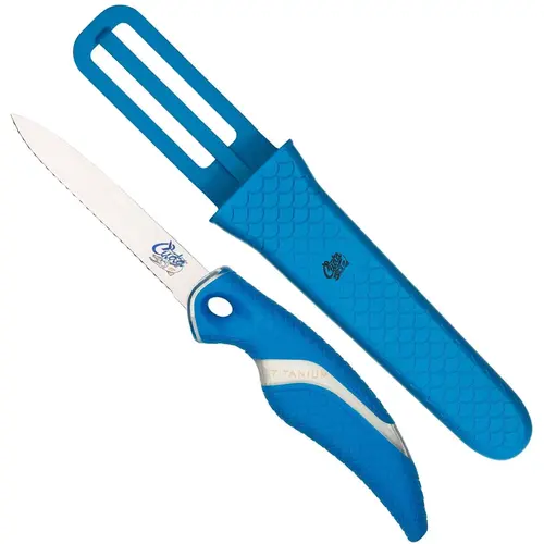 3" Titanium Bonded Serrated Net Knife 3" Titanium Bonded Serrated Net Knife