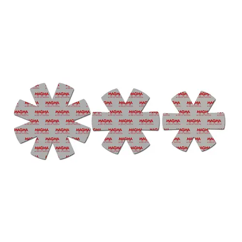 3-Piece Nonskid Pot Protectors Set Gray 3-Piece Nonskid Pot Protectors Set Gray