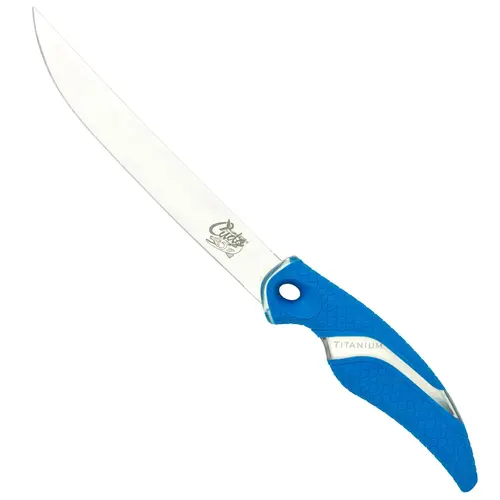 7" Titanium Bonded, Wide, Semi-Flex Fillet Knife 7" Titanium Bonded, Wide, Semi-Flex Fillet Knife