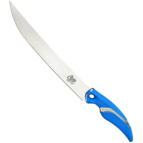 10" Titanium Bonded, Wide, Semi-Flex Fillet Knife 10" Titanium Bonded, Wide, Semi-Flex Fillet Knife