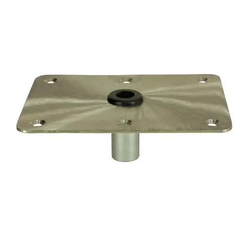 6" X 8" Standard Square Base Satin Finish Silver 6" X 8" Standard Square Base Satin Finish Silver