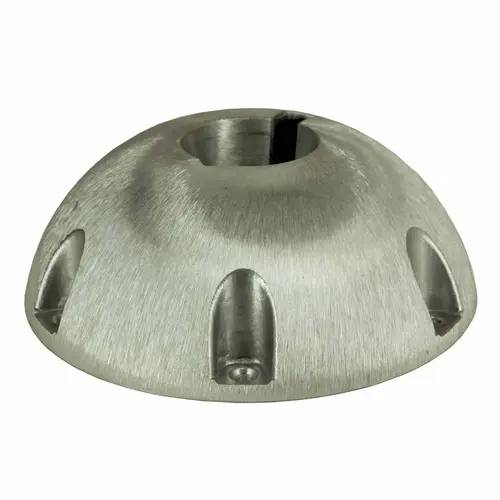 9" Round Taper-Lock Surface Mount Base, Satin Finish Silver 9" Round Taper-Lock Surface Mount Base, Satin Finish Silver