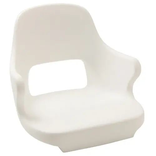 Yachtsman II Rotational Molded Seat with Mounting Plate White Yachtsman II Rotational Molded Seat with Mounting Plate White