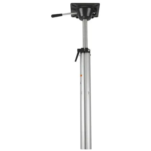 22 1/4" - 28 3/4" Adjustable Plug-In Power-Rise Air Ride Pedestal Silver 22 1/4" - 28 3/4" Adjustable Plug-In Power-Rise Air Ride Pedestal Silver