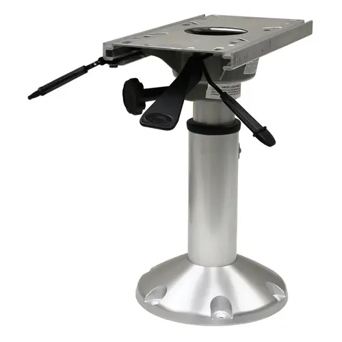 14" - 20" Mainstay Air Power Pedestal with Slide Silver 14" - 20" Mainstay Air Power Pedestal with Slide Silver