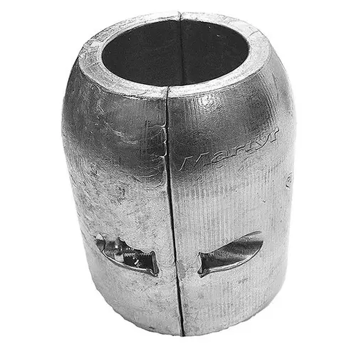 Clamp Shaft Magnesium Prop Nut Anode, 2" ID, 3.33" OD, 3.92"H Clamp Shaft Magnesium Prop Nut Anode, 2" ID, 3.33" OD, 3.92"H