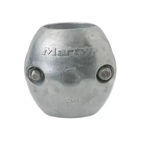 Streamlined Magnesium Prop Nut Shaft Anode, 0.87" ID, 2.12" OD, 2.08" H Streamlined Magnesium Prop Nut Shaft Anode, 0.87" ID, 2.12" OD, 2.08" H