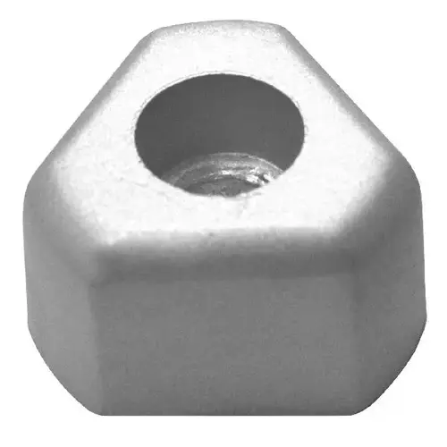 GORI Aluminum Triangular Anode, 0.33" ID, 0.9" OD, 0.6"L GORI Aluminum Triangular Anode, 0.33" ID, 0.9" OD, 0.6"L