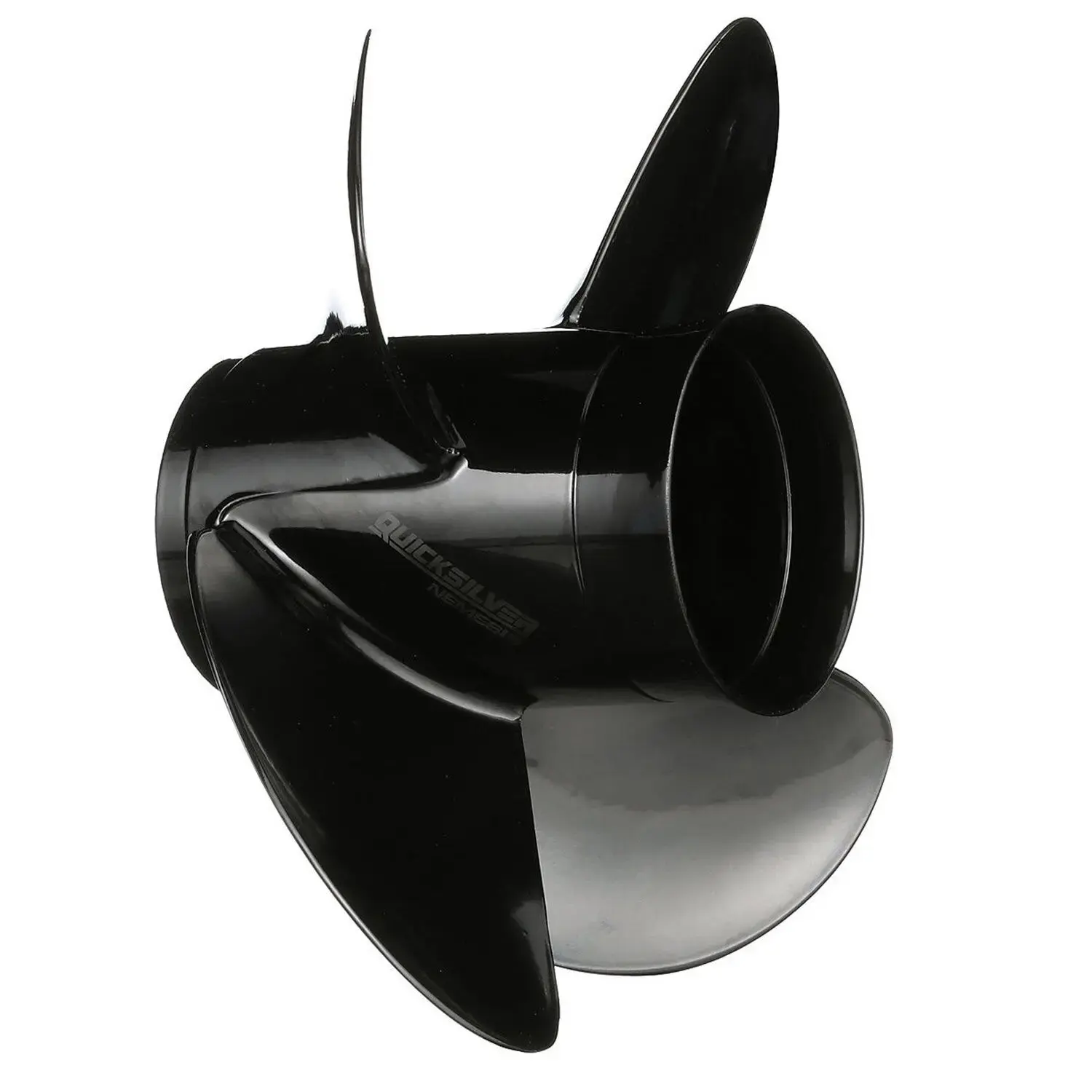 Quicksilver Nemesis 4-Blade Aluminum Propeller 14 dia x 21 pitch Right Hand 8M0055536 Quicksilver Nemesis 4-Blade Aluminum Propeller 14 dia x 21 pitch Right Hand 8M0055536