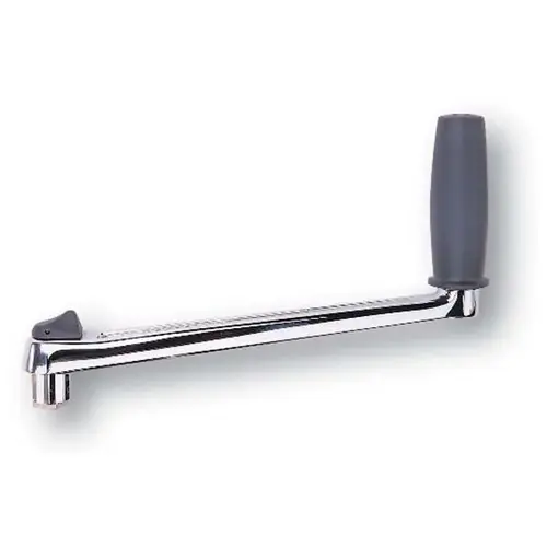 10" Lock-In Chrome Winch Handle Gray 10" Lock-In Chrome Winch Handle Gray
