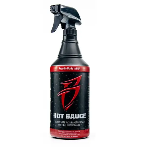 Hot Sauce Water Spot Remover with Gloss Sealants Hot Sauce Water Spot Remover with Gloss Sealants