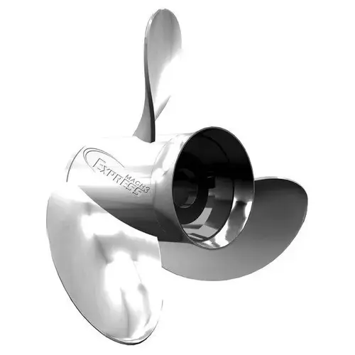 10 1/2" x 11" Express Mach3 EX1-1011, 3-Blade, RH, Stainless Steel Propeller 10 1/2" x 11" Express Mach3 EX1-1011, 3-Blade, RH, Stainless Steel Propeller