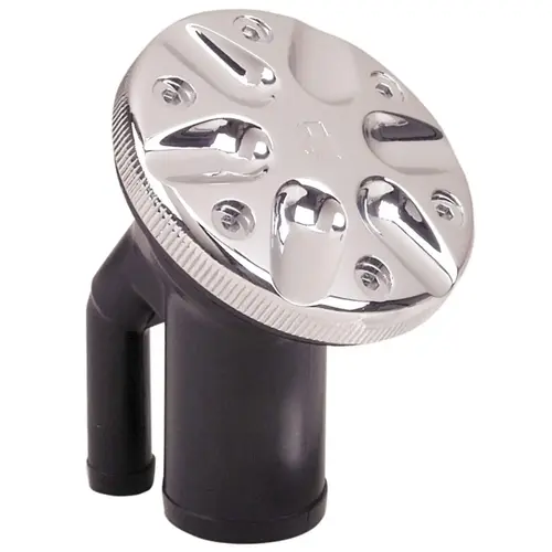 Vented Water Fill for 1 1/2" Hose with Angled Neck Vented Water Fill for 1 1/2" Hose with Angled Neck