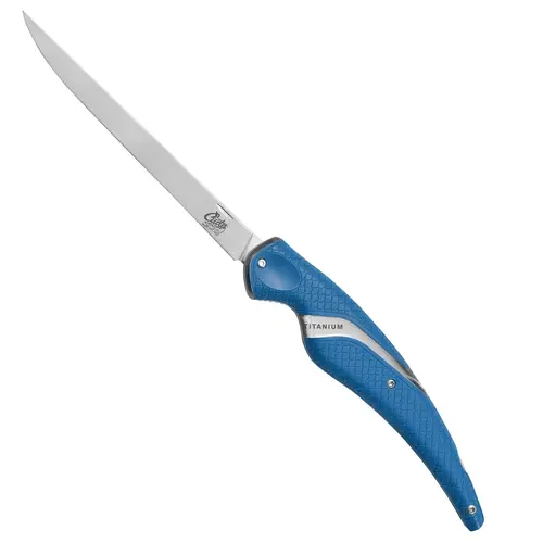 6 1/2" Titanium Bonded Folding Fillet Knife 6 1/2" Titanium Bonded Folding Fillet Knife
