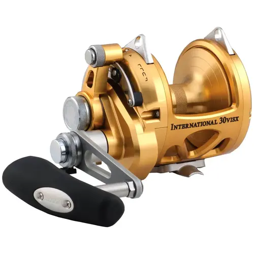 International 30VISX 2-Speed Conventional Reel, Gold International 30VISX 2-Speed Conventional Reel, Gold