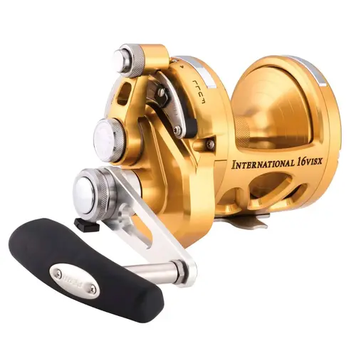 International 16VISX 2-Speed Conventional Reel, Gold International 16VISX 2-Speed Conventional Reel, Gold