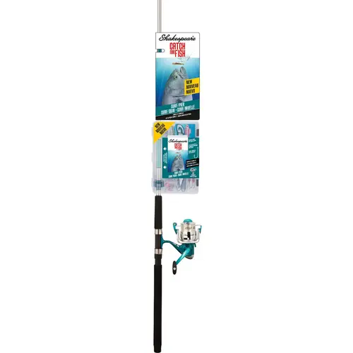 8 ft Catch More Fish Surf/Pier Spinning Combo, Medium Power 8 ft Catch More Fish Surf/Pier Spinning Combo, Medium Power