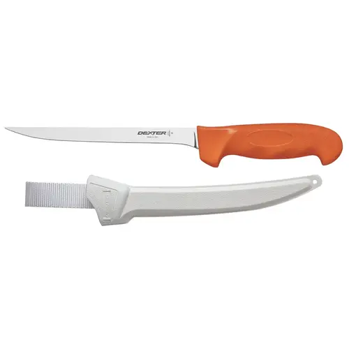 7" UR-Cut Flexible Fillet Knife with Moldable Handle & Sheath 7" UR-Cut Flexible Fillet Knife with Moldable Handle & Sheath