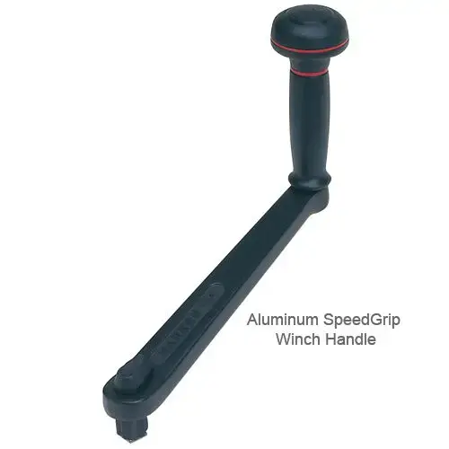 10" Lock-In Aluminum SpeedGrip Winch Handle Black 10" Lock-In Aluminum SpeedGrip Winch Handle Black