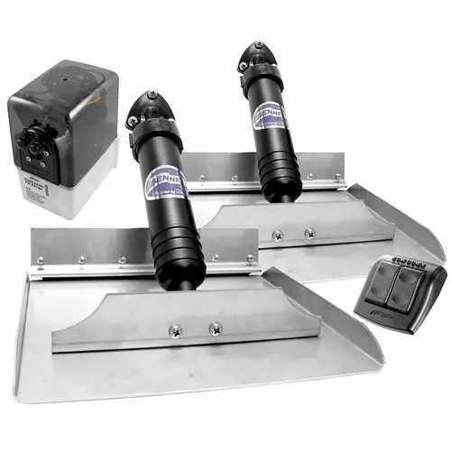 Classic Hydraulic Trim Tab System, 12" x 12", Fits Boats: 19 ft - 24 ft (limited transom space) Classic Hydraulic Trim Tab System, 12" x 12", Fits Boats: 19 ft - 24 ft (limited transom space)