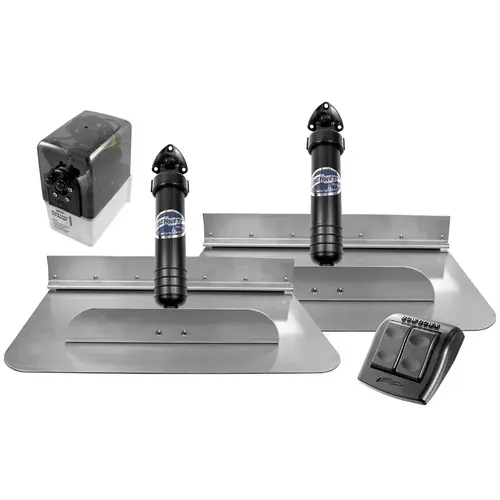 Classic Hydraulic Trim Tab System, 18" x 12", Fits Boats: 22 ft - 27 ft Classic Hydraulic Trim Tab System, 18" x 12", Fits Boats: 22 ft - 27 ft