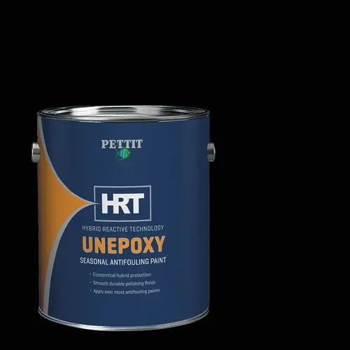 Unepoxy HRT Seasonal Antifouling Paint, Black, Gallon Unepoxy HRT Seasonal Antifouling Paint, Black, Gallon