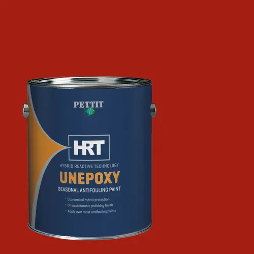 Unepoxy HRT Seasonal Antifouling Paint, Red, Gallon Unepoxy HRT Seasonal Antifouling Paint, Red, Gallon