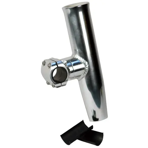 Aluminum Adjustable Rod Holder, Fits 1-1/4" or 1-5/16" Measured Outside Diameter Silver Aluminum Adjustable Rod Holder, Fits 1-1/4" or 1-5/16" Measured Outside Diameter Silver