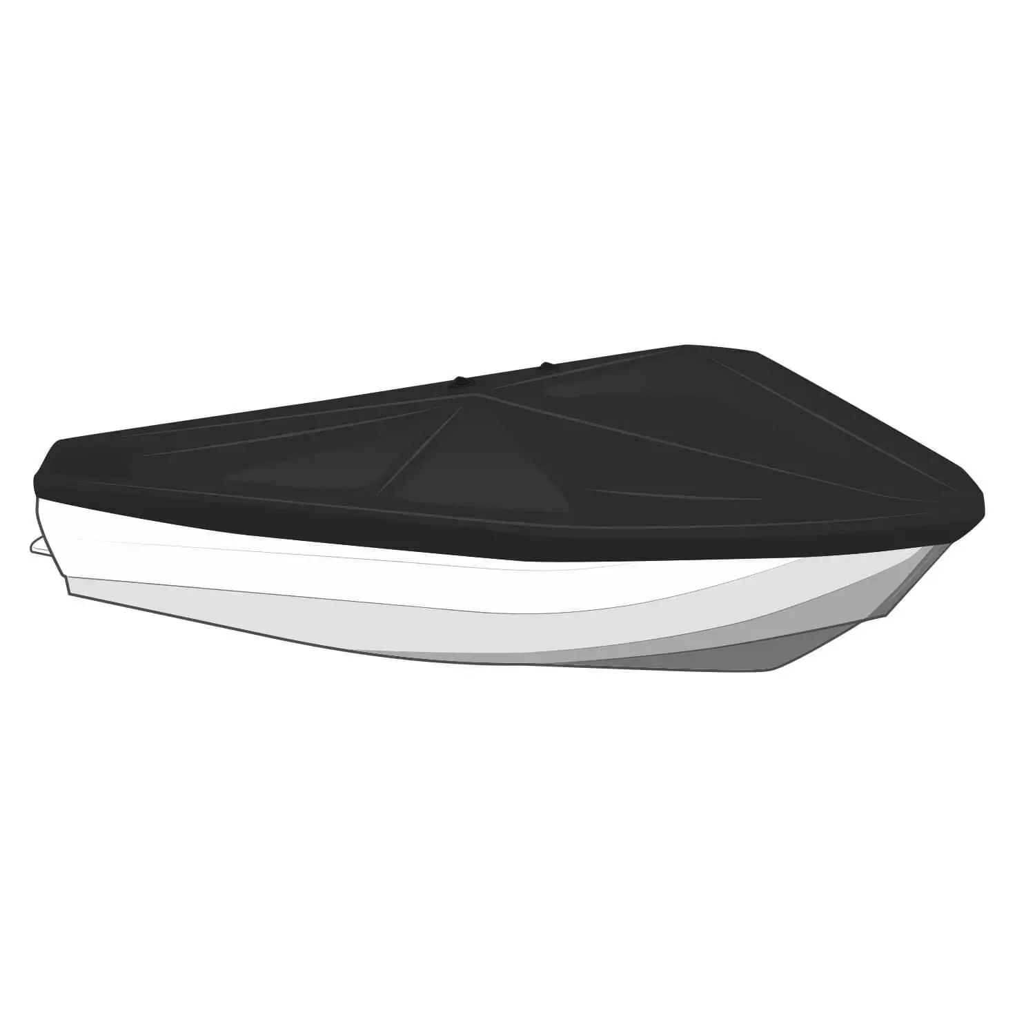 WESTLAND Exact Fit Boat Cover For 2005-2008 VIP Viva II 184 Sbrc Combo W/Motorguide Port Trolling Motor I/O- Sharkskin Supreme - Seagull Gr VP66167R30