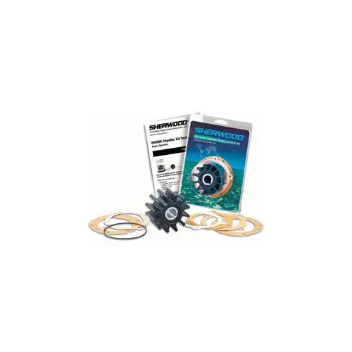 Impeller Kit, 2-1/4"Dia. x 25/32"W x 1/2" Shaft Dia., 3/32" Keyway, 12 Vanes Impeller Kit, 2-1/4"Dia. x 25/32"W x 1/2" Shaft Dia., 3/32" Keyway, 12 Vanes