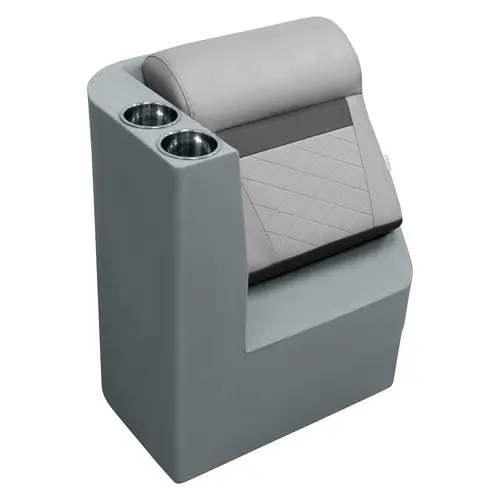 Wise DLX1305L-1905 DLX Series Pontoon Left Radius Lean Back Recliner - Marble / Reef Stone Wise DLX1305L-1905 DLX Series Pontoon Left Radius Lean Back Recliner - Marble / Reef Stone