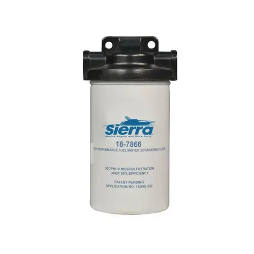 18-7966-1 Fuel Filter/Water Separator Kit 1/4" Aluminum, High Capacity 18-7966-1 Fuel Filter/Water Separator Kit 1/4" Aluminum, High Capacity