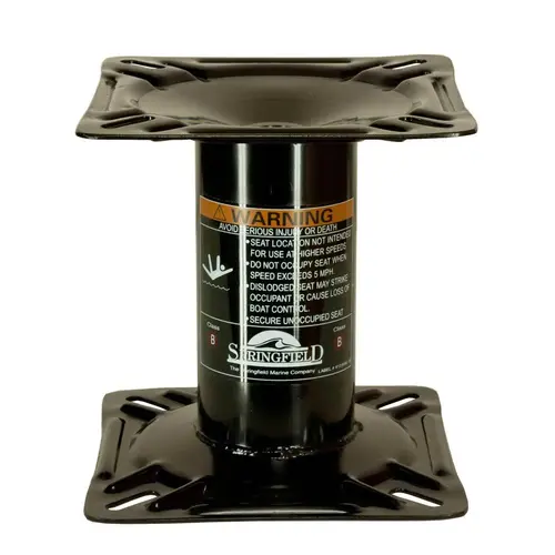 7" Fixed Height Economy Pedestal Black 7" Fixed Height Economy Pedestal Black