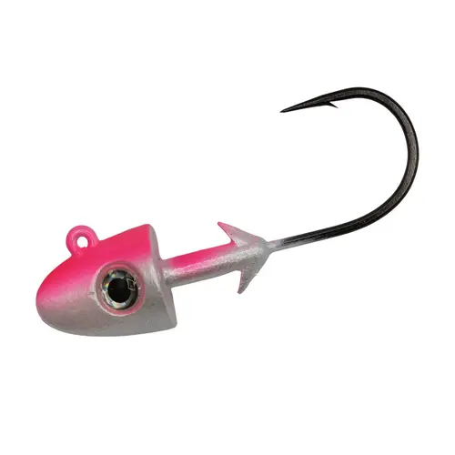 Original Lead Jig Heads Pink/White Original Lead Jig Heads Pink/White