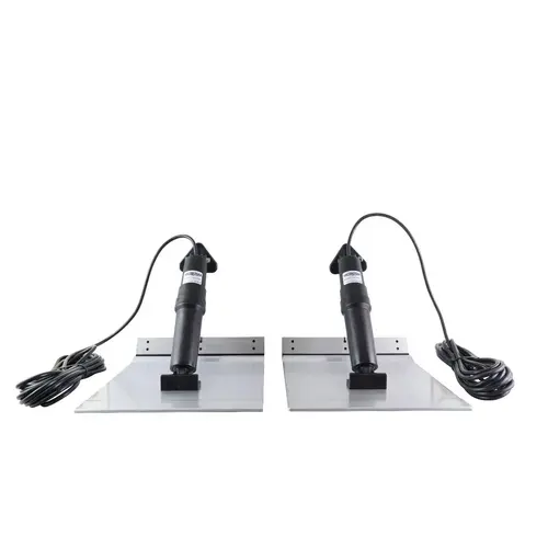 Aluminum Trim Tab Kit with 9LX9W Trim Tabs, No Control Aluminum Trim Tab Kit with 9LX9W Trim Tabs, No Control