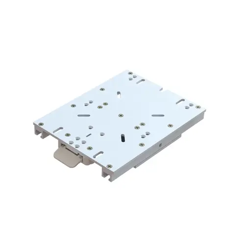 Low Profile Adjustable Seat Slide 13" x 10" with Detachable Mount Silver Low Profile Adjustable Seat Slide 13" x 10" with Detachable Mount Silver