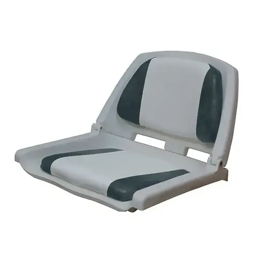 Folding Plastic Fishing Boat Seat Grey Shell-Grey-Charcoal Folding Plastic Fishing Boat Seat Grey Shell-Grey-Charcoal